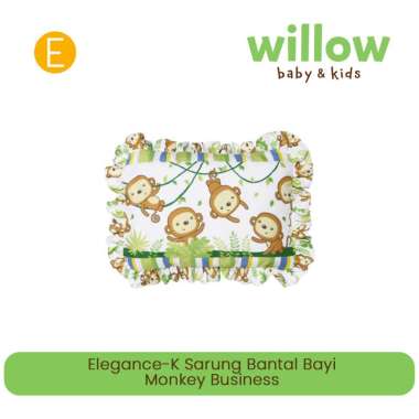 Case Bantal Bayi - Elegance Sarung Bantal Bayi Monkey Business