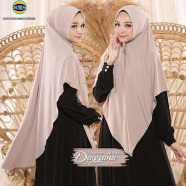 Jilbab Syari Bergo Jumbo Dayyana Khimar Syari Jersy COKSU