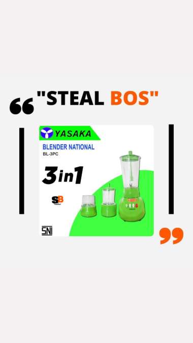 Blender yasaka national plastik / yasaka blender plastik (BL-2PC) Non double box