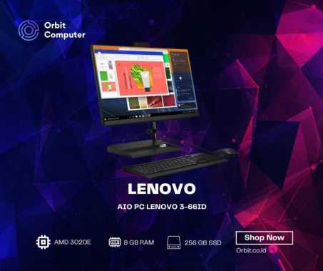 AIO PC LENOVO 3 66ID AMD 3020E 8GB 256SSD 21.5"FHD IPS WIN11