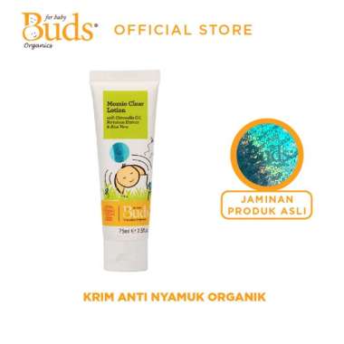 Buds Everyday Organics Mozzie Clear Lotion 75ml - Krim Anti Nyamuk Bayi dan Anak / lotion anti nyamu