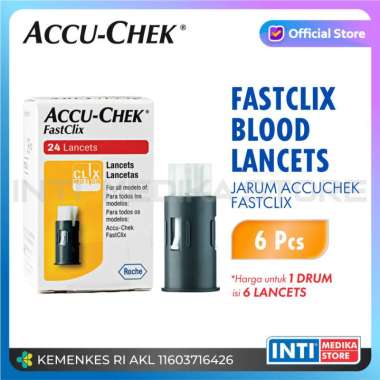 ACCU CHEK - Jarum AccuChek FASTCLIX | Lancet Accu Check AccuCheck Ecer