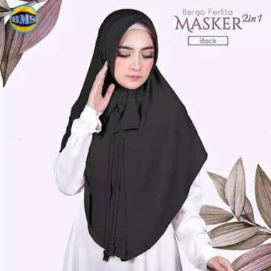 JILBAB INSTAN MURAH ANIDA / JILBAB SYARI / VANILLA HIJAB HITAM