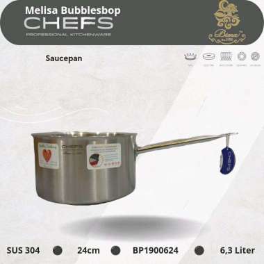 Bima Chefs Deep Saucepan 24cm Panci Sus 304 Panci Induksi BP1900624