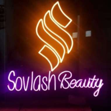 Lampu Led Neon Flex Custom Logo / Tulisan bisa request size 12v