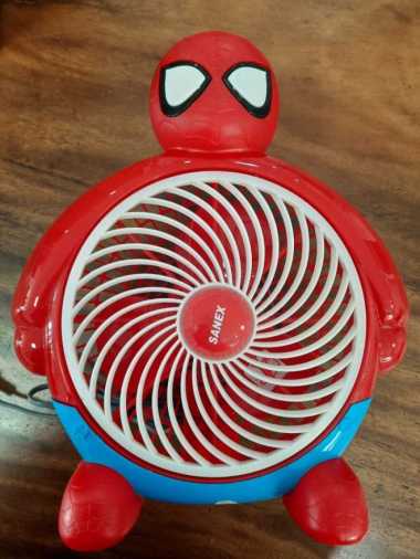 KIPAS DUDUK SANEX KIPAS ANGIN KECIL Spiderman KK-805