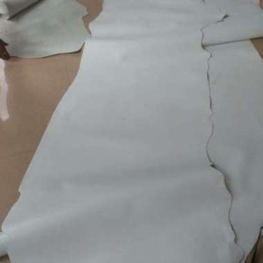 Bossindo tas kulit wanita asli garut - tas selempang kulit Garut asli kulit - L Putih