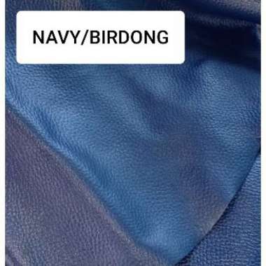 Bossindo tas kulit wanita asli garut - tas selempang kulit Garut asli kulit - XL Biru