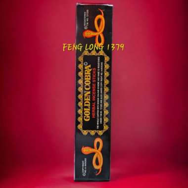 Hio Dupa Stik BASAH India GOLDEN COBRA HERBAL INCENSE STICKS