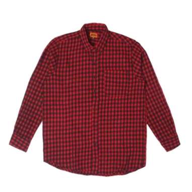 kemeja flanel lengan panjang mules heyho original size XL merah XL