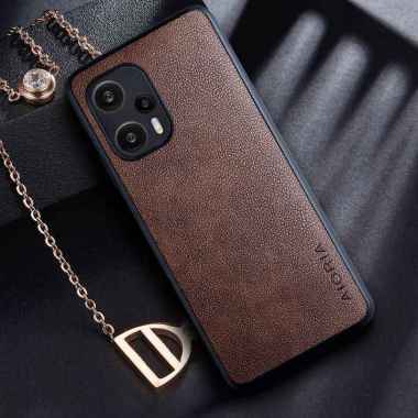 Case Xiaomi POCO F5 Case POCO F5 Softcase Leather Premium POCO F5 Hijau