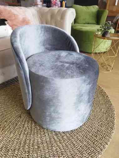 FCENTER Puff Bulat / Sofa Single Mawar