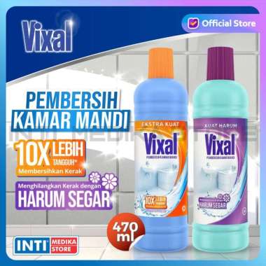 VIXAL - Pembersih Kamar Mandi 470ml | Cairan Pembersih Kerak WC Toilet Ekstra Kuat