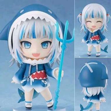 Figure Gawr Gura Loli Boneka Patung Hololive Gawrgura Shark Girl Nendo