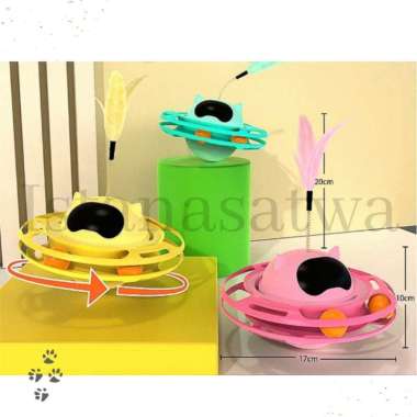 Cat Toys Circular Bola Putar TY65 - Mainan Bola Kucing