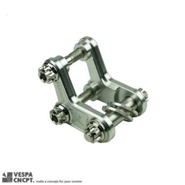 Bracket Adaptor Riezto Front Ohlins Shockbreaker Silver