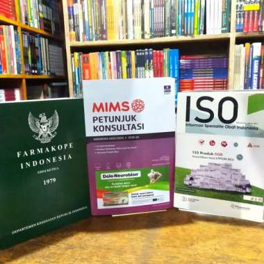 Buku Paket Farmasi Mims + Iso Dan Farmakope Edisi 3