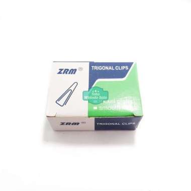 Klip Kertas Kecil ZRM Trigonal Clips No 3 - 1 Pack