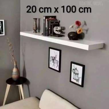 PROMO AMBALAN DINDING MINIMALIS SIZE : 20 CM X 60CM-100 CM - brown, 20 x 40 x 2 20 x 40 x 2 Putih