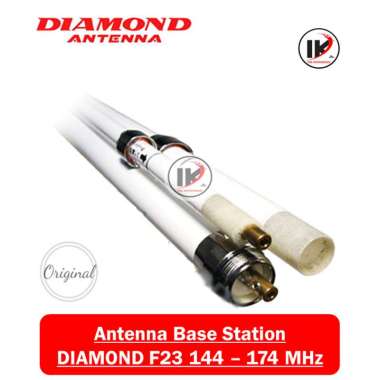 ANTENNA BASE F23 POLOS bukan F23H Original DIAMOND ANTENNA 144-174 MHz