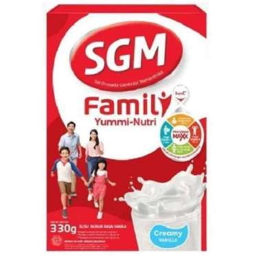 Promo Harga SGM Family Yummi Nutri Creamy Chocolate 330 gr - Blibli