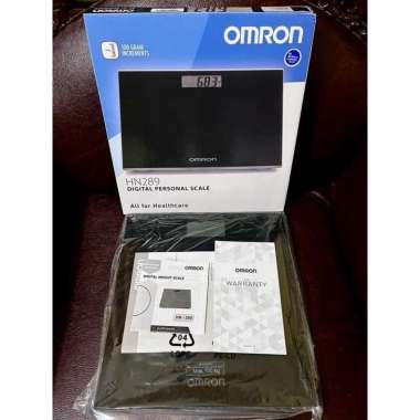 Timbangan Badan Digital Omron 289 Alat Timbang Badan Otomatis Akurat Hitam