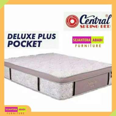 Central springbed DELUXE PLUSH POCKET Full set & mattras Fullset Calista 160 x 200
