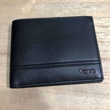 TUMI Alpha Billfold Wallet Black Leather