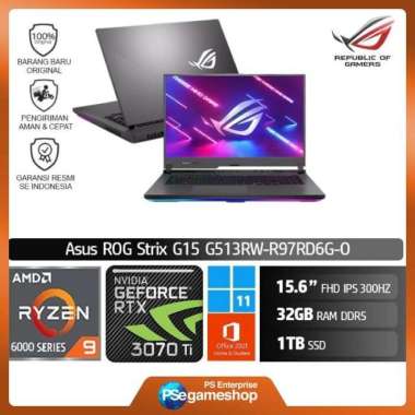NOTEBOOK ASUS G513RW-R97RD6G-O R9-6900HX 32GB 1TB SSD RTX3070TI 8GB FH