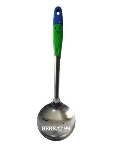IRUS / ERUS / SENDOK SAYUR SUP GAGANG PLASTIK SMILE BESAR
