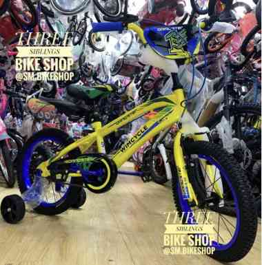 SEPEDA BMX ANAK WIMCYCLE DRAGSTER 16 INCH WARNA KUNING