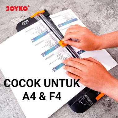 joyko paper cutter a4 f4 folio / alat potong kertas joyko a4 pc-1637 Multicolor