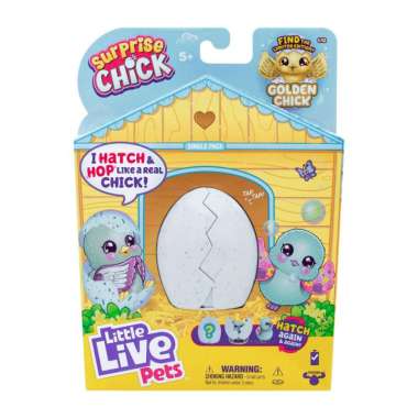 Mainan Interaktif Little Live Pets Surprise Chick S4 Single Pack Blue House