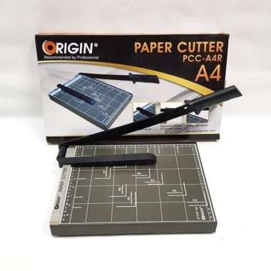 pemotong kertas a4 / paper cutter origin a4r - dark grey Multicolor