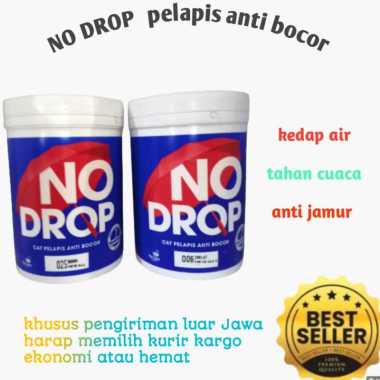 No Drop 1 Kg Cat Pelapis Anti Bocor, Cat waterproof, Cat Termurah 003 hitam