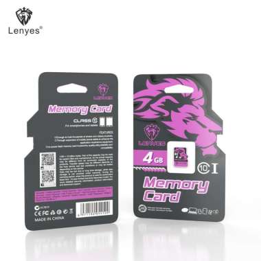 LENYES Micro SD Card 4GB/8GB/16GB/32GB/64GB/128GB High Speed Up To 90 MB/S Class 10 Memory Card 4GB