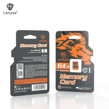 LENYES Micro SD Card 4GB/8GB/16GB/32GB/64GB/128GB High Speed Up To 90 MB/S Class 10 Memory Card 64GB