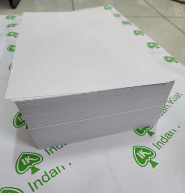 art karton 260 gram carton putih ukuran a4 - 50 lembar Multicolor