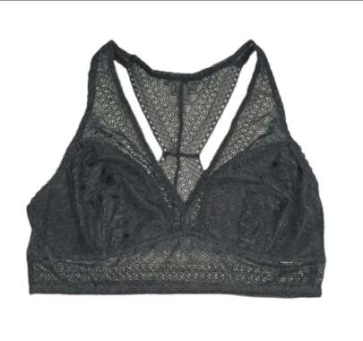 Bra Bralette Black Color Label M