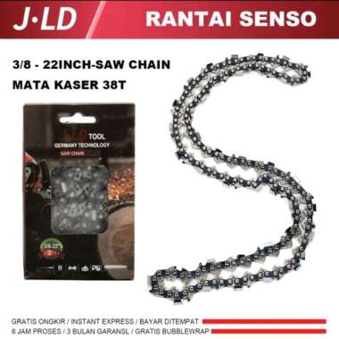 jld 3/8 rantai senso 325 rantai senso 22" rantai potong 38 mata bar Multicolor