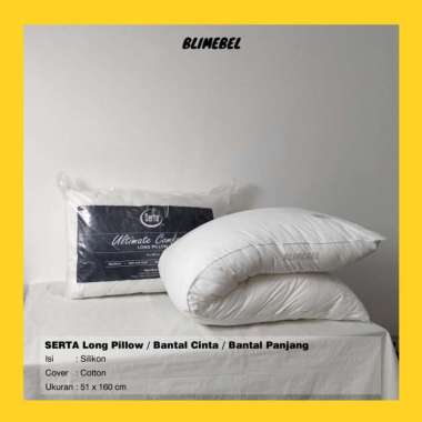 [Packing Kempes] Serta Long Pillow Ultimate Comfort / Bantal Cinta / Love Couple / Bantal Besar