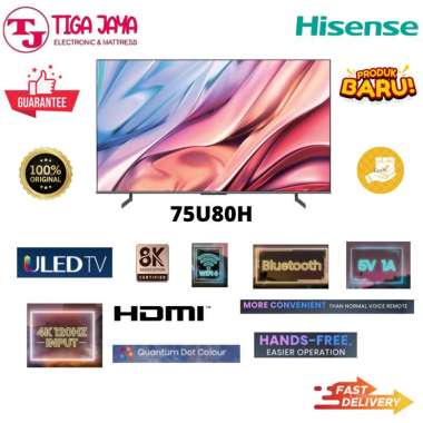 HISENSE ULED 75U80H 75 INCH SMART TV HISENSE TV ANDROID ULED 75 INCH TV 75 INCH 75U80H HISENSE ULED