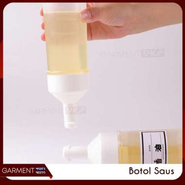 Botol Kecap Saus plastik Wadah Minyak Goreng Mayonaise Caos Wadah Sambel Anti Tumpah Refil Tebal PAC