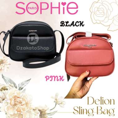 Tas Selempang Wanita Sophie Martin Paris Delion Hitam Pink I Promo Terbaru 2023 Cuci Gudang Katalog
