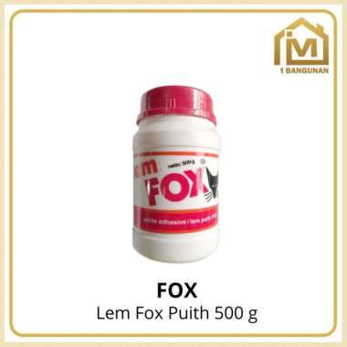 lem fox pvac botol 500gr / lem fox putih botol pvac 500gr Multicolor