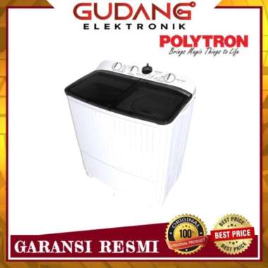 MESIN CUCI 2 TABUNG POLYTRON PWM 1082 B/X TWIN TUB POLYTRON PWM-1082