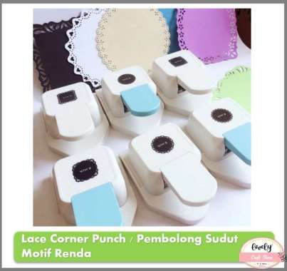 lace corner puncher pembolong kertas motif renda pemotong kertas sudut Multicolor