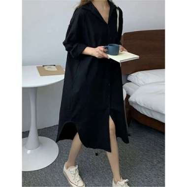 FBT TUNIK WANITA TAZKIA LONG TUNIK BAHAN CRINKLE AIRFLOW LONG TUNIK WANITA MUSLIM JUMBLO OVERSIZE PO