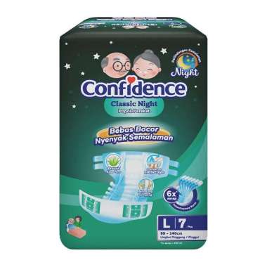 CONFIDENCE CLASSIC NIGHT | POPOK PEREKAT | POPOK DEWASA | L ISI 7