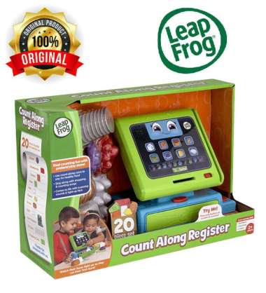 leapfrog count along cash register green leap frog count mainan kasir Multicolor